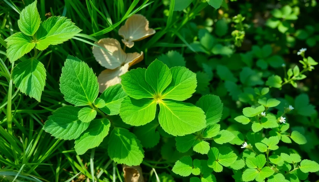 3 leaf plant identification